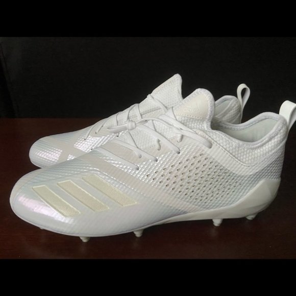Adidas AdiZero 5-Star 7.0 Low sz 12.5 Triple White - Picture 6 of 6